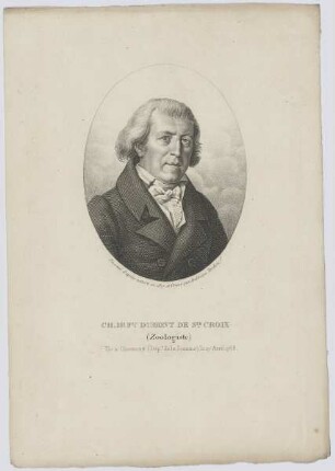 Bildnis des Ch. Hi. Fic. Dumont de Ste. Croix