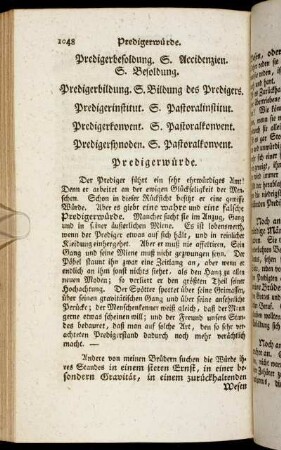 Predigerbesoldung. S. Accidenzien. S. Besoldung. - Predigerwürde.