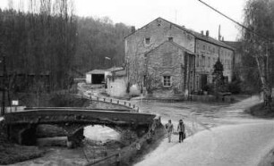 Triebischtal-Robschütz. Talkumwerk, ehem. Papierfabrik, Außenansicht