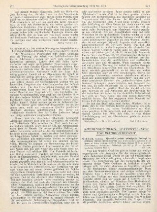 Kirchengeschichte: Spätmittelalter und Reformationszeit