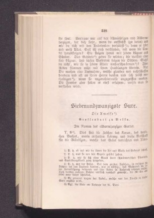 Siebenundzwanzigste Sure.