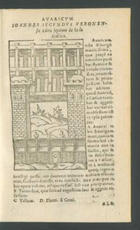 Avaricum. Ioannes Iucundus Veronensis Libro septimo de bello Gallico.