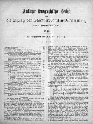 No. 40, 4. Dezember 1884