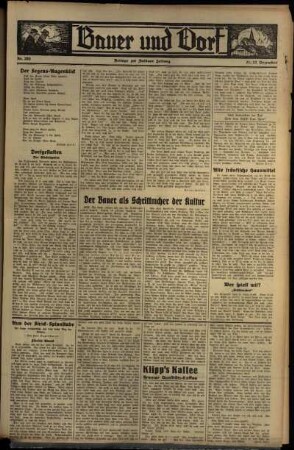 Dritte Ausgabe vom Samstag, den 21. Dezember 1935.