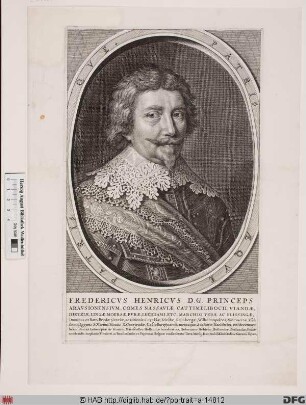 Bildnis Friedrich Heinrich, Prinz von Oranien, Graf von Nassau-Dillenburg