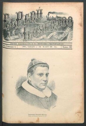 [Retrato del] Ilustrísimo Ezequiel Moreira : Obispo de Ayacucho muerto en 1870