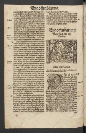 Die offenbarung Sant Johans deß Theologi.