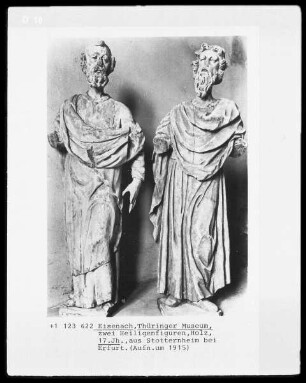Zwei Heiligenfiguren