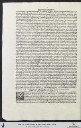 M.T.C. Pro Aulo Caecinna Oratio