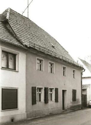 Belgern, Gartenstraße 3. Wohnhaus (1801/1850). Straßenansicht