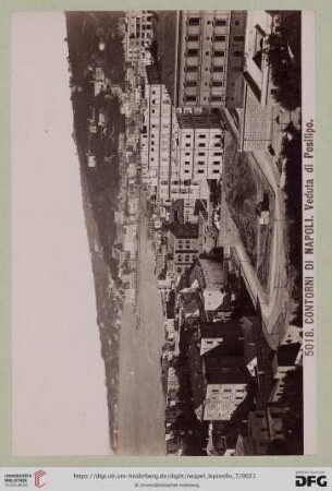 5018. CONTORNI DI NAPOLI. Veduta di Posilipo.
