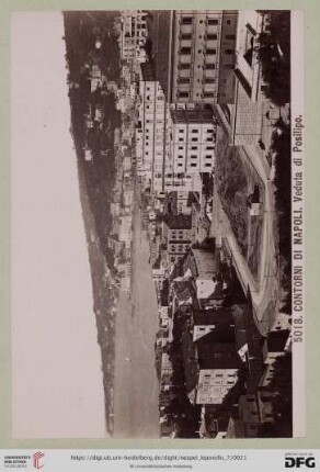 5018. CONTORNI DI NAPOLI. Veduta di Posilipo.
