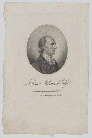 Bildnis des Johann Heinrich Voss