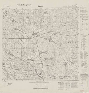 5374 (alte Nr.: 3143) Kranst, Meßtischblatt (4cm - Karte)