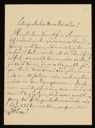 Nr. 32 Brief von Samuel Oppenheim an Karl Schwarzschild. Kuchl, 21.7.1911