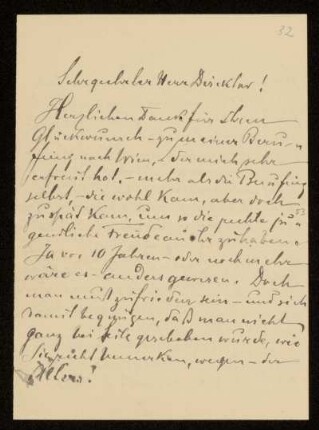 Nr. 32 Brief von Samuel Oppenheim an Karl Schwarzschild. Kuchl, 21.7.1911