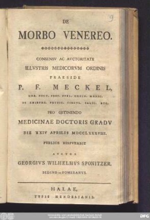 De Morbo Venereo