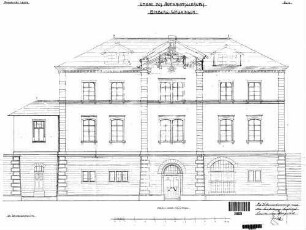 Boxberg-Wölchingen: Empfangsgebäude Straßenansicht