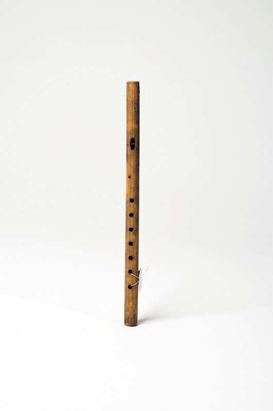 Open outer flute with finger holes