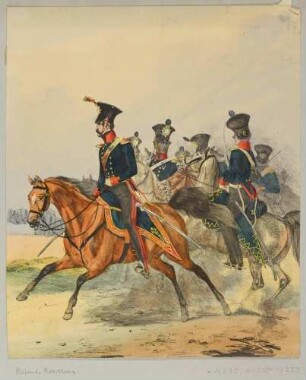 Die reitende Artillerie der Königlich Sächsischen Armee, aus: Das deutsche Bundesheer in charakteristischen Gruppen, Bd. 2 Sachsen u. a.