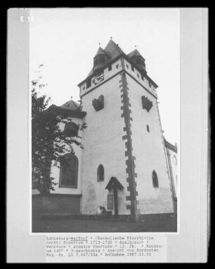 Katholische Pfarrkirche Sankt Hubertus — Wehrturm