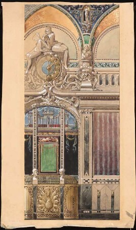 Bahnhofsinterieur: Ansicht (Variante zu Inv.Nr. 19622)