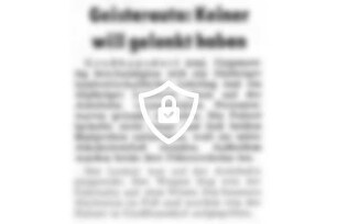 Geisterauto: Keiner will gelenkt haben