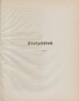 Strafgesetzbuch.