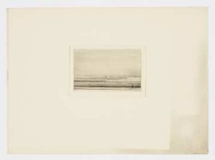 Bretonische Küstenlandschaft, Blatt 5 der Folge "Douze eaux-fortes et pointes sèches"