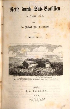 Reise durch Süd-Brasilien im Jahre 1858. 1