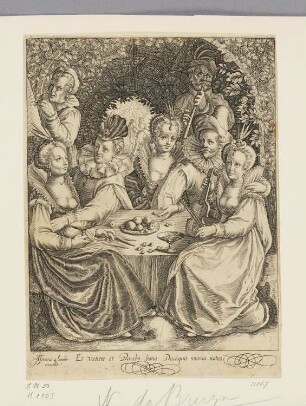 Verlorener Sohn in Taverne, Blatt 3 der Folge "Geschichte des Verlorenen Sohnes"