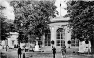 Der Französische Pavillon auf der Dresdner Hygiene-Ausstellung