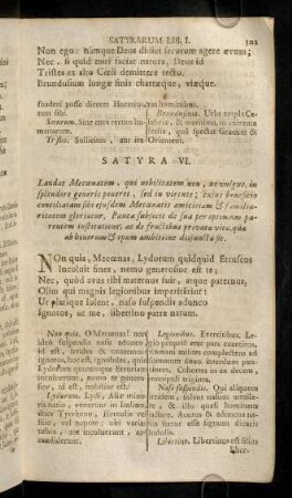 301-311, Satyra VI.