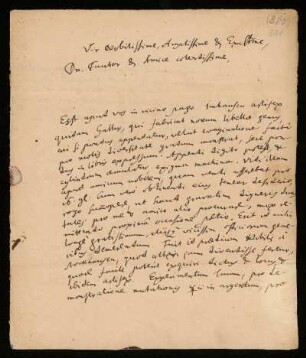 Brief von Georg Wolfgang Wedel an Johann Dolaeus