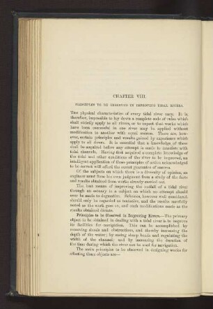 CHAPTER VIII. PRINCIPLES TO BE OBSERVED IN IMPROVING TIDAL RIVERS.