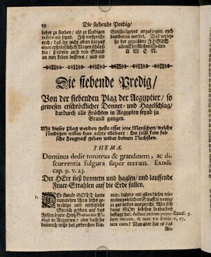 58-66, Die siebende Predig