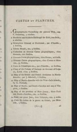 205-221, Cartes et Planches - Boekenkasten Enz.