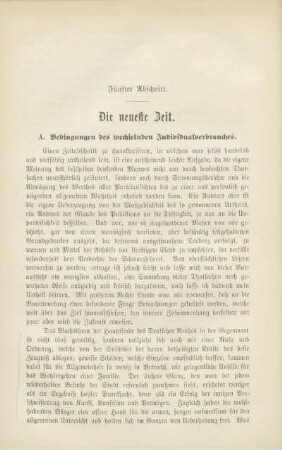 Fünfter Abschnitt. Die neueste Zeit