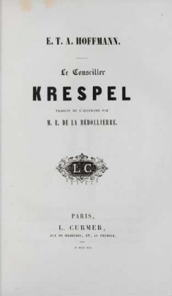 Le Conseiller Krespel