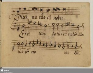 Anonymus: Puer natus est nobis