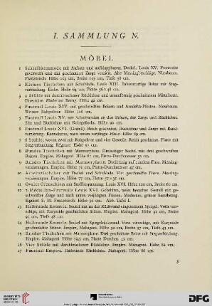Möbel (Nr.1-80)