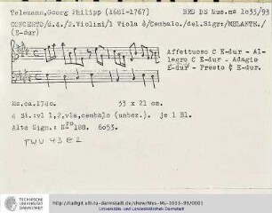 Quartett in E-Dur