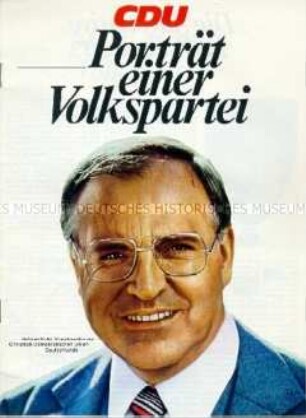 Broschüre zur Selbstdarstellung der CDU anlässlich der Bundestagswahl 1976
