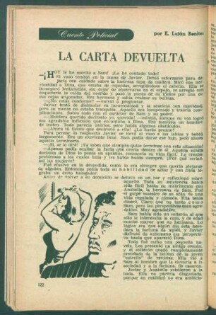 La carta devuelta : Cuento policial