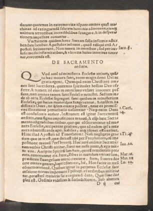 De Sacramento ordinis.