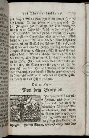 Das 8. Kapitel. Von dem Scorpion.