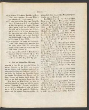 E. Von der dramatischen Dichtung.
