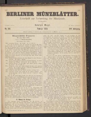 No. 150. Februar 1893