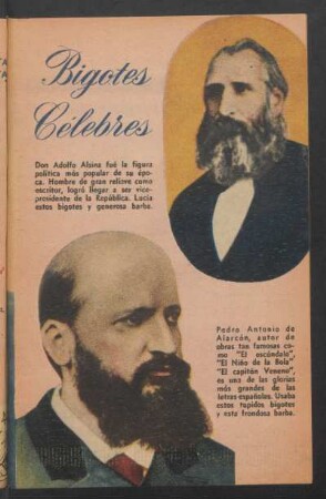 Bigotes célebres - [Ilustración]