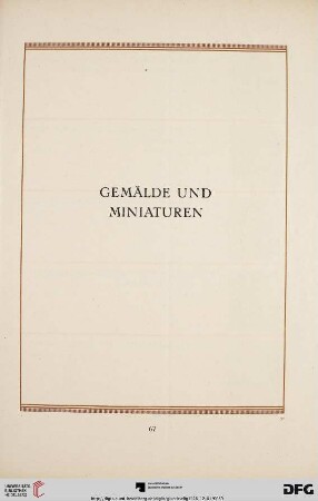 Gemälde und Miniaturen (Nr. 266-330)